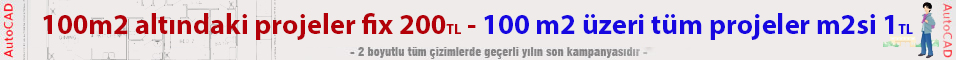 autocad çizim